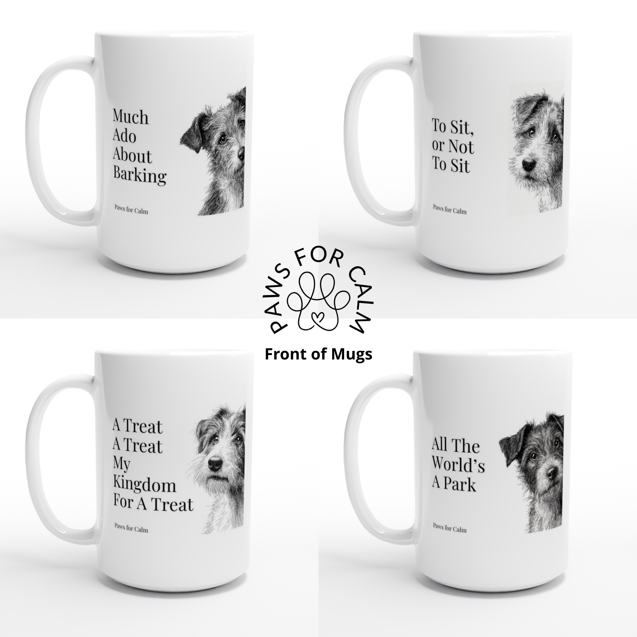 The Paws for Calm Shakespeare Mug Collection