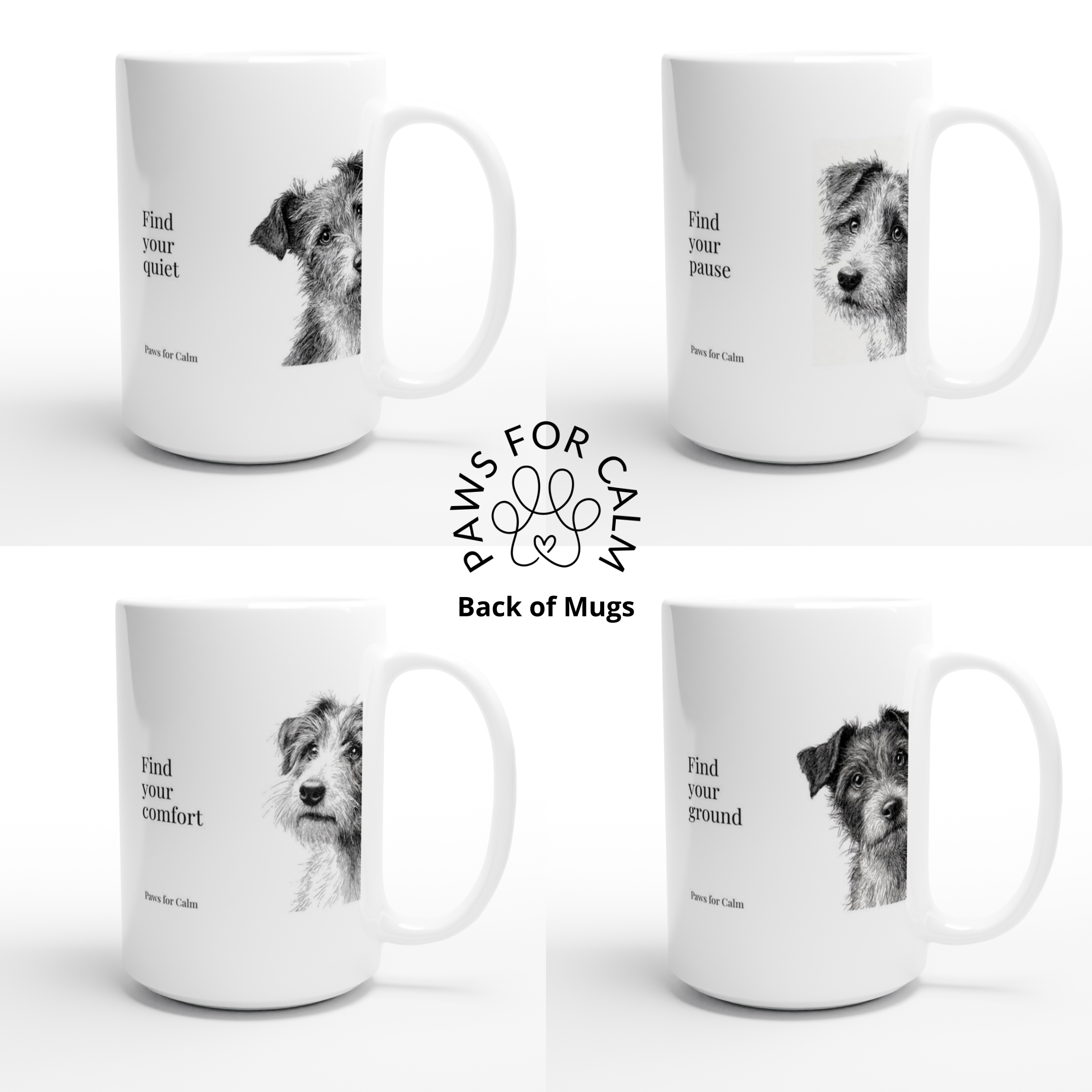 The Paws for Calm Shakespeare Mug Collection