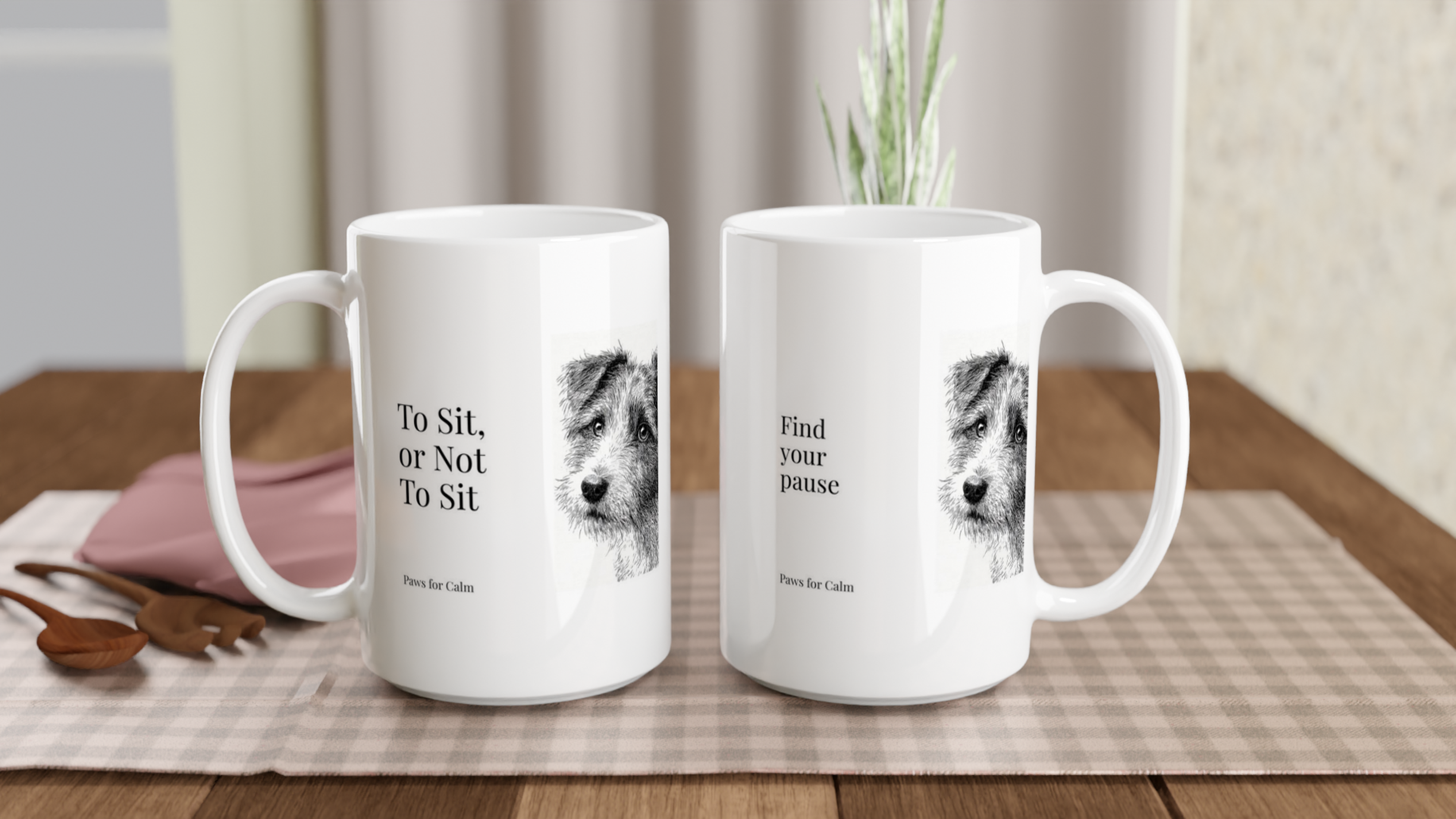 The Paws for Calm Shakespeare Mug Collection