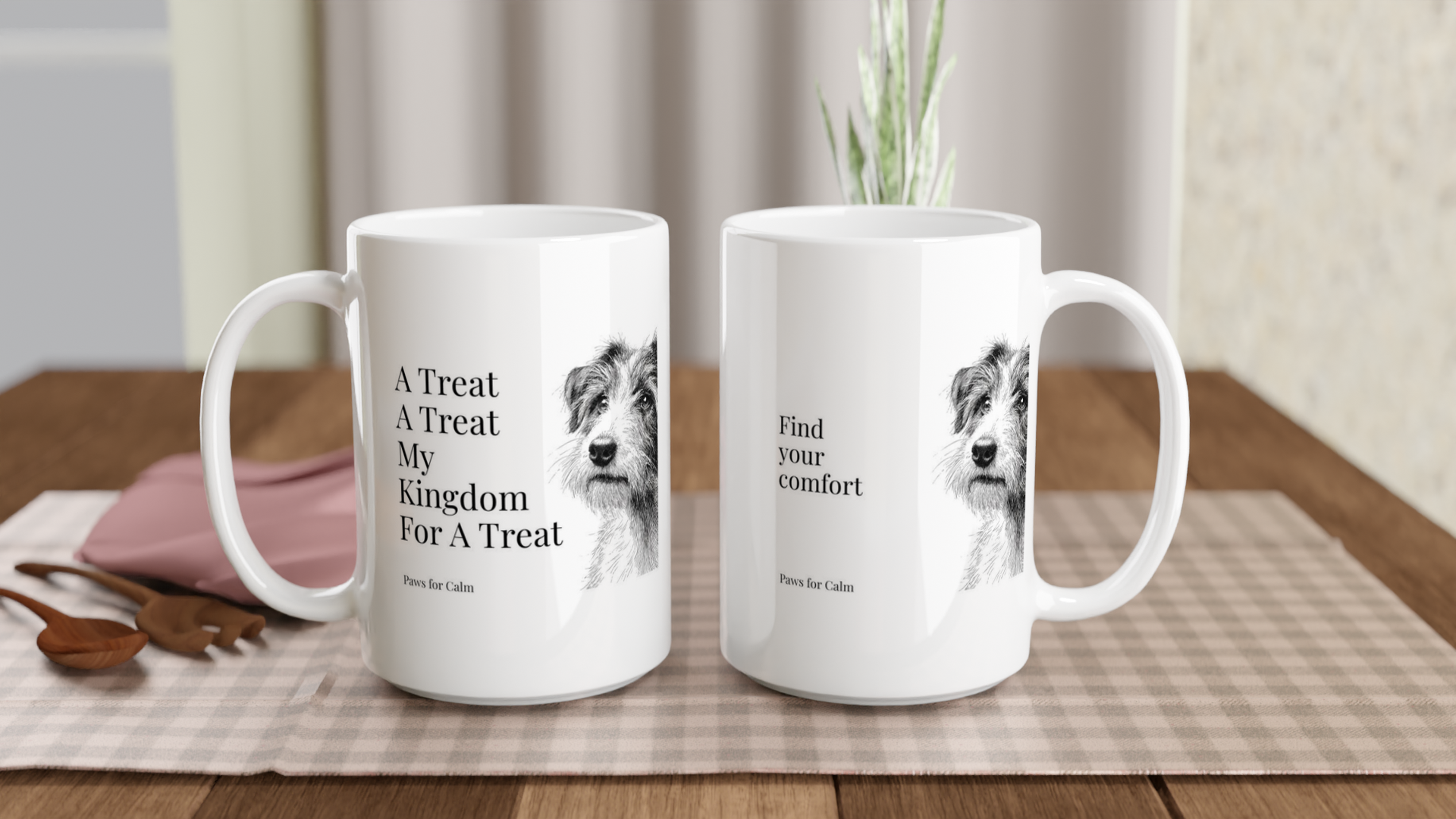 The Paws for Calm Shakespeare Mug Collection